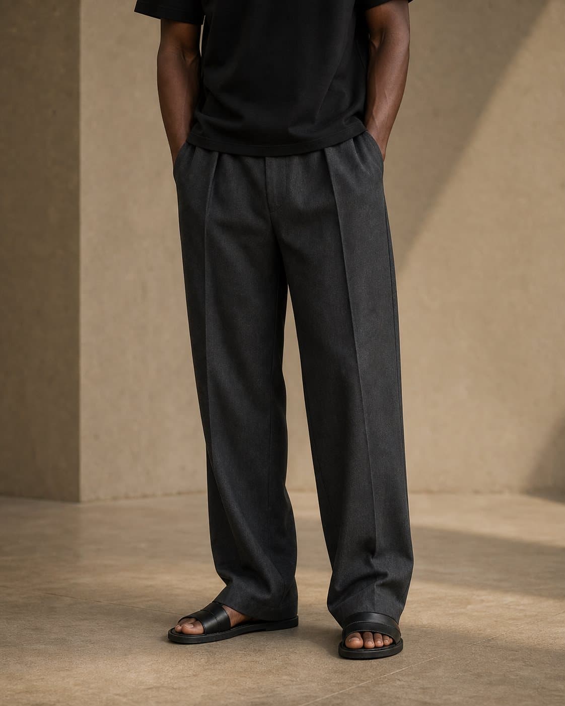 Noir Relaxed Trouser